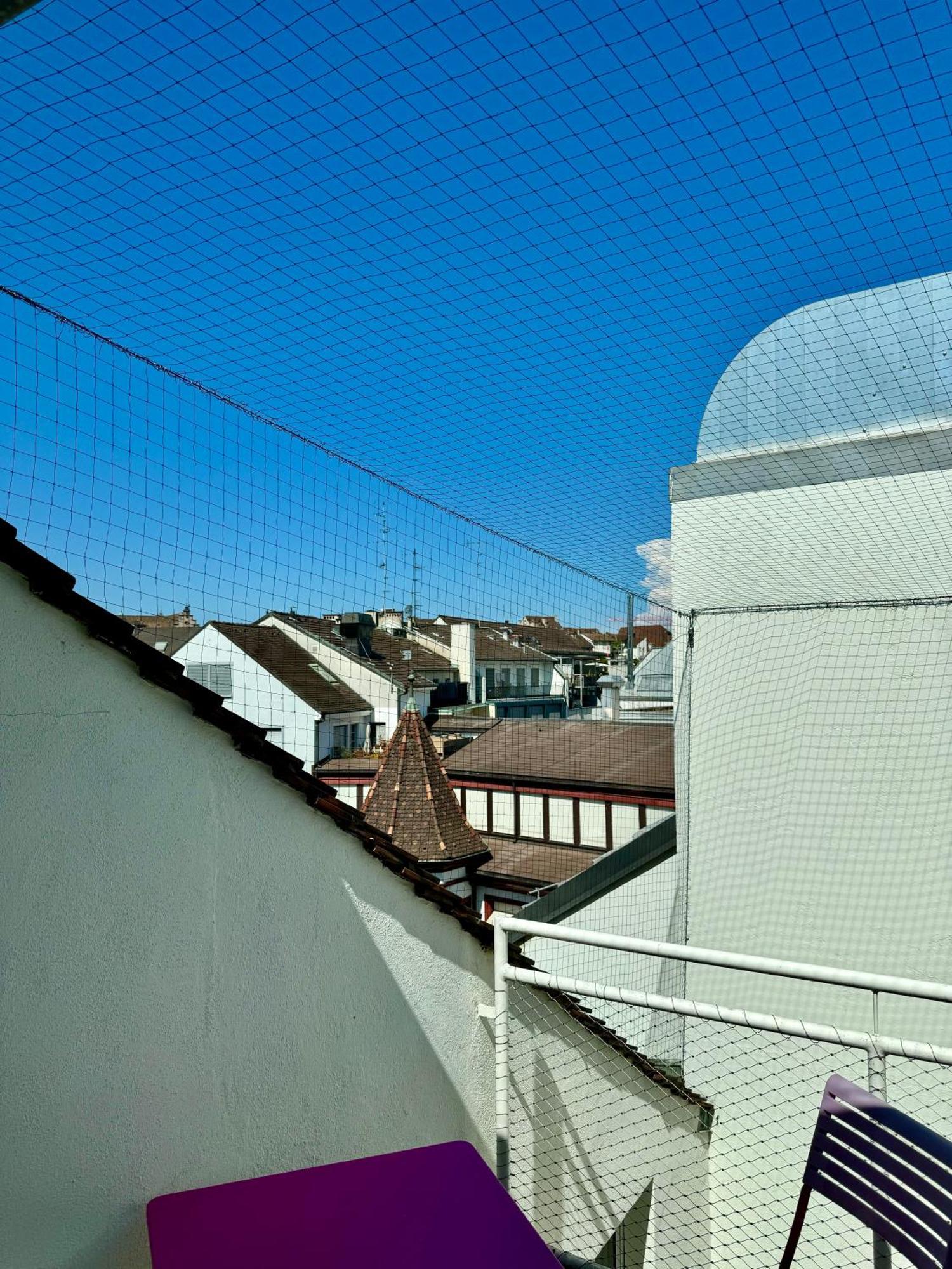 City Center Rooftop Balcony-Studio At Town Hall بازل المظهر الخارجي الصورة